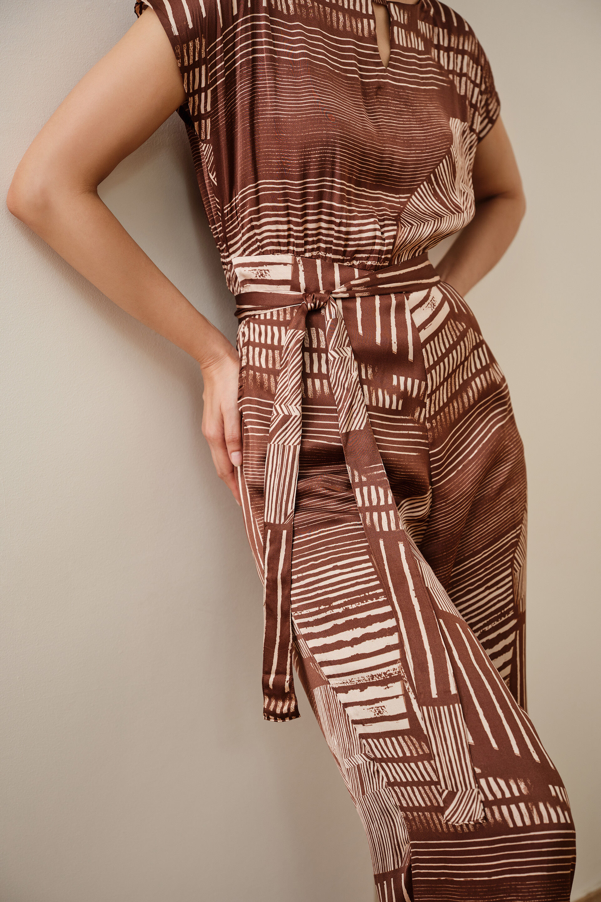 Brown Modal Jumpsuit, Brown, image 6