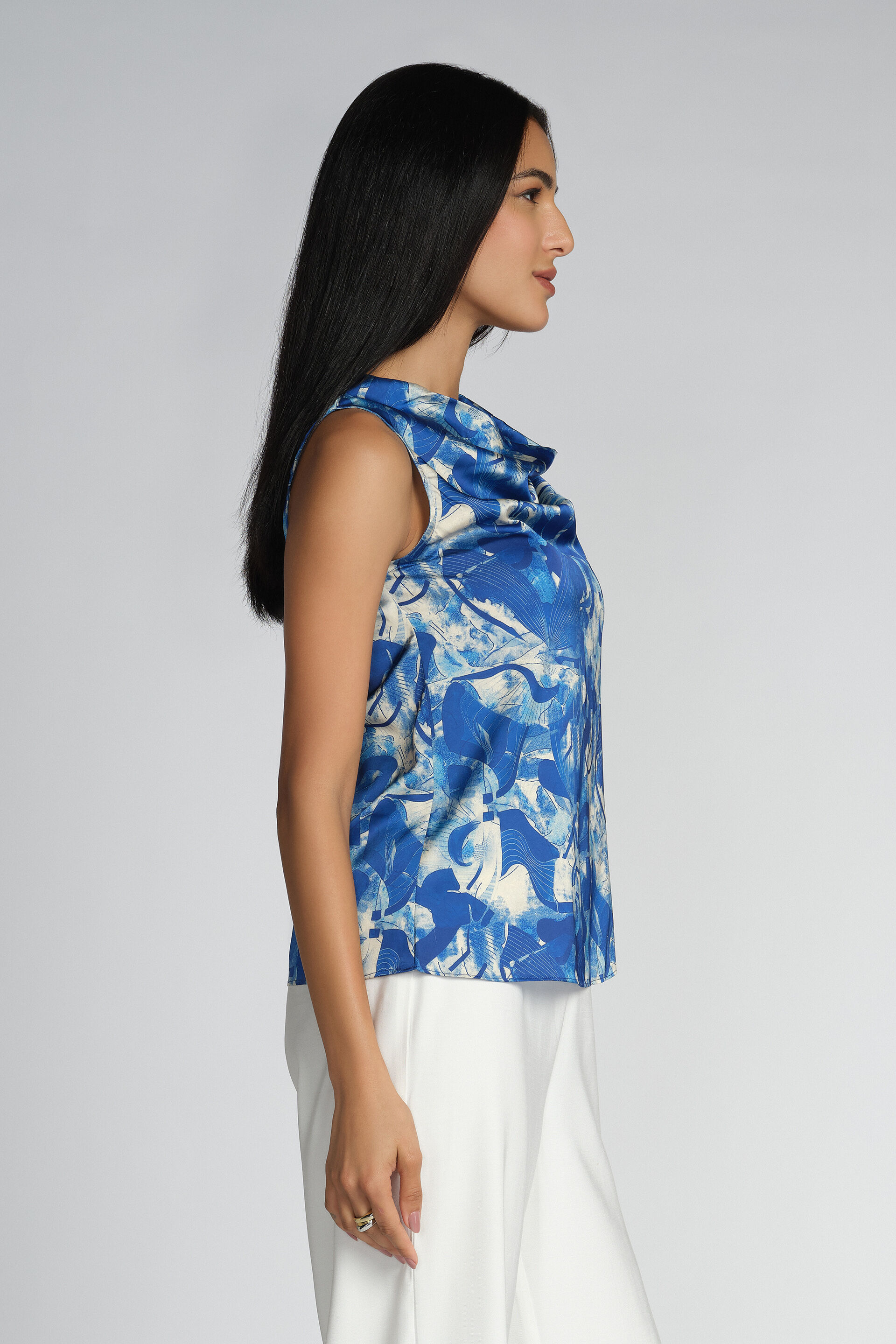 Lagoon Blue Top, Blue, image 3