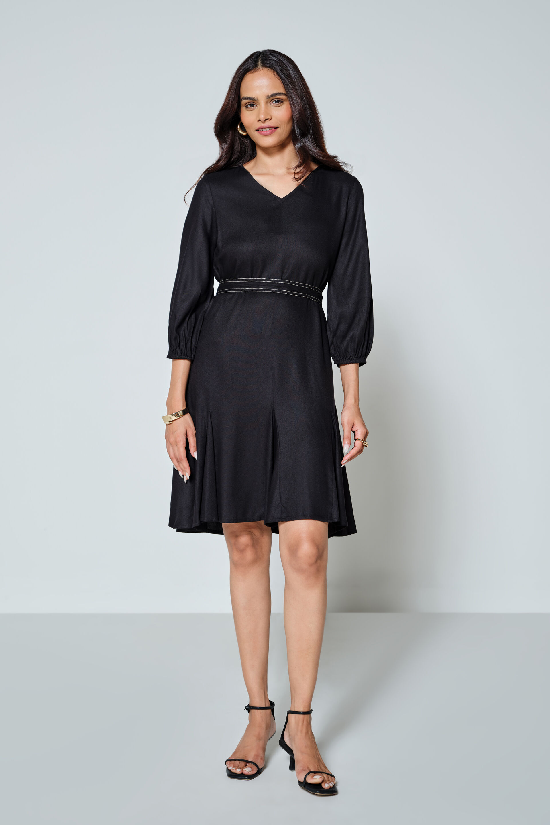Black Bliss Dress, Black, image 2