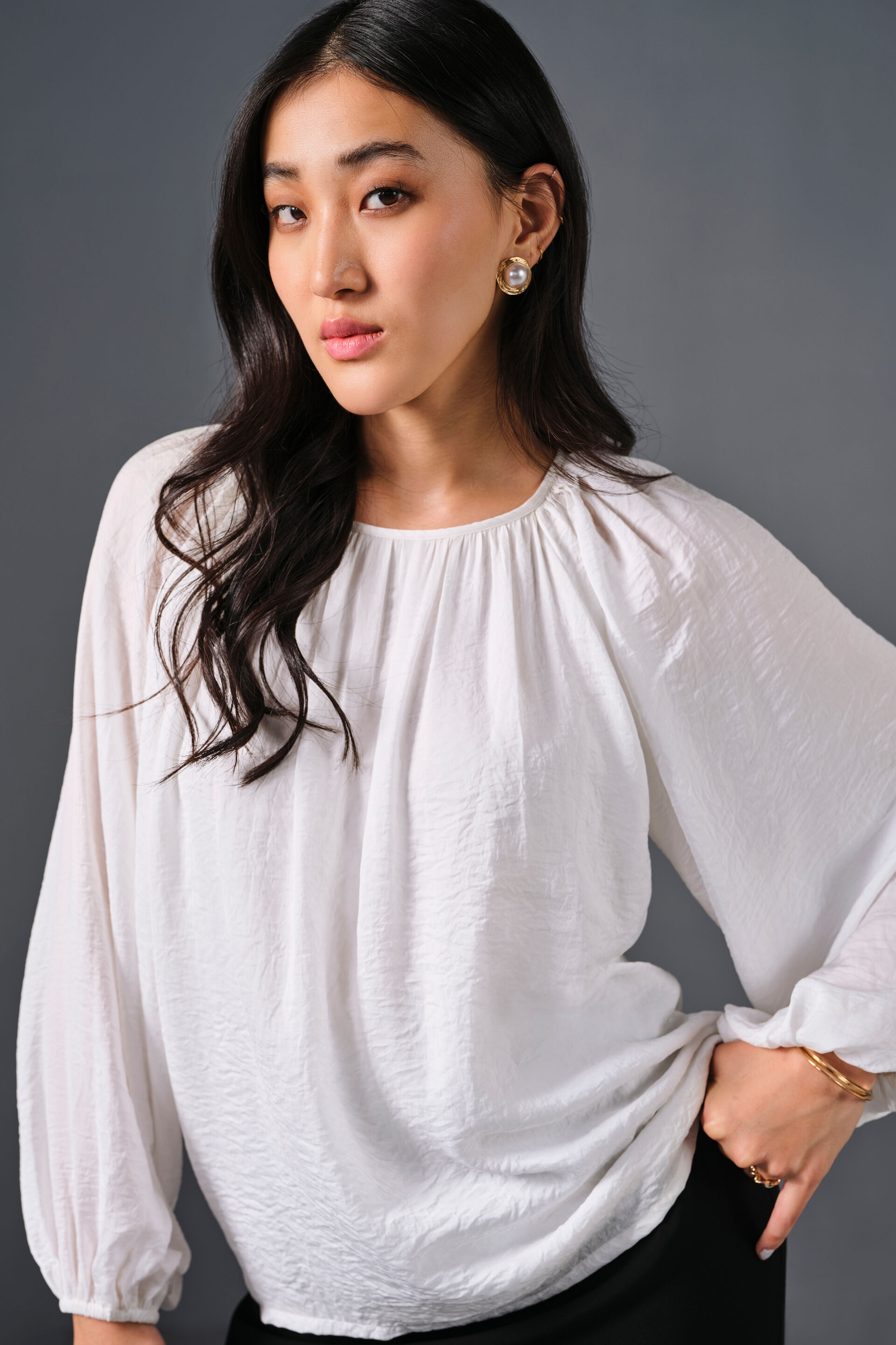 Luna Top, White, image 2