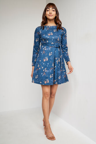 Multi Color Floral Straight Dress, Multi Color, image 1