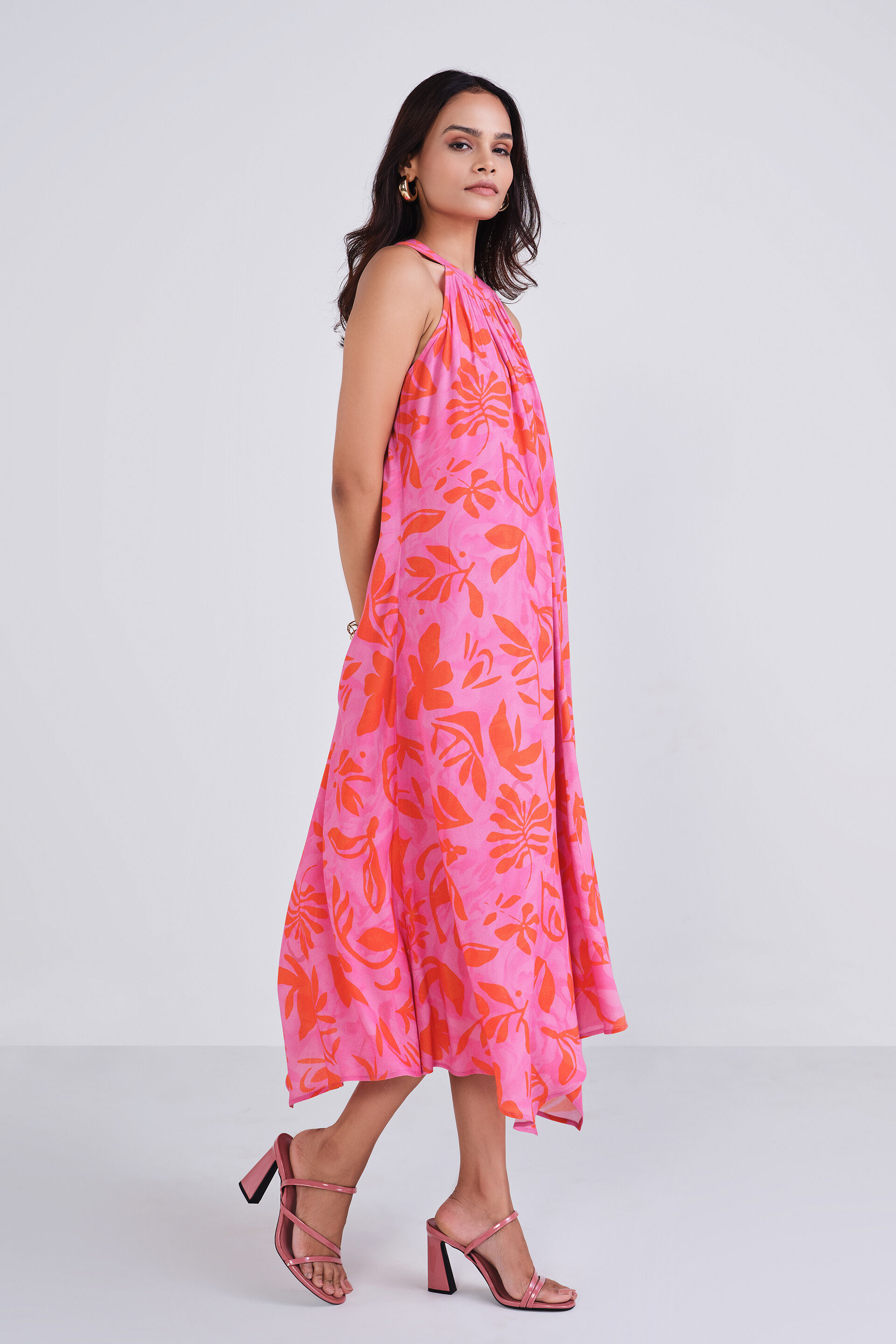 Raisa Maxi Dress, Pink, image 4