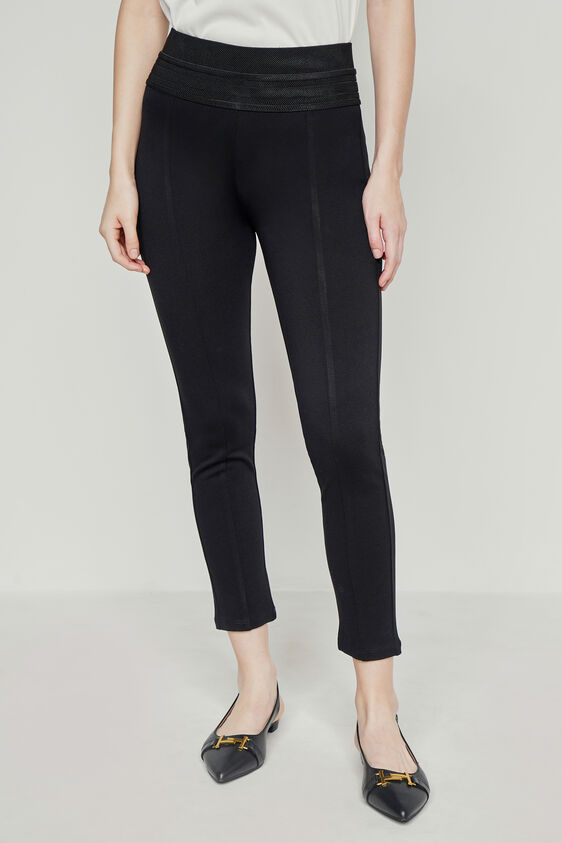 Solid Straight Bottom, Black, image 1