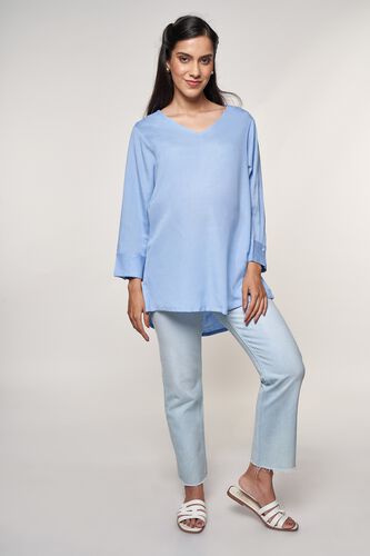 2 - Powder Blue Solid Top, image 2