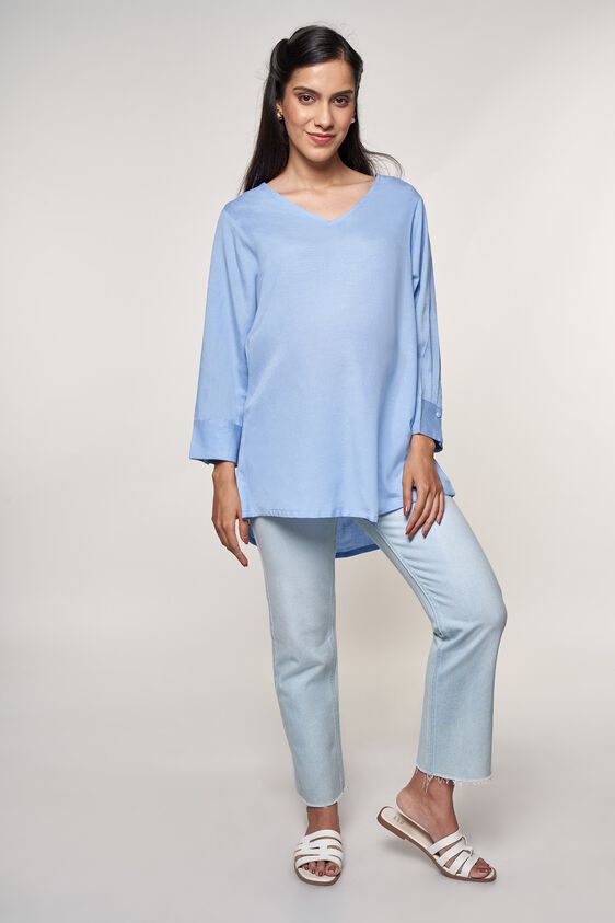 2 - Powder Blue Solid Top, image 2