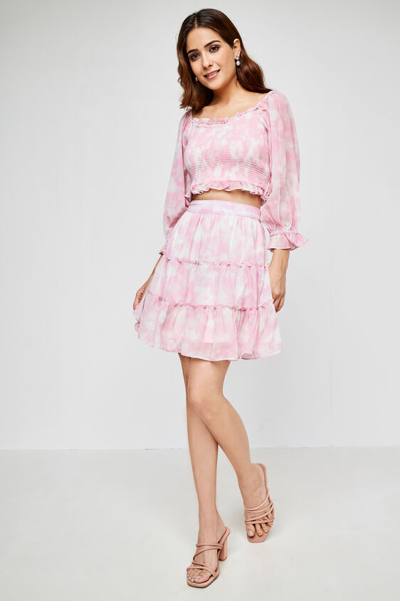 Pink Floral Straight Set, Pink, image 3