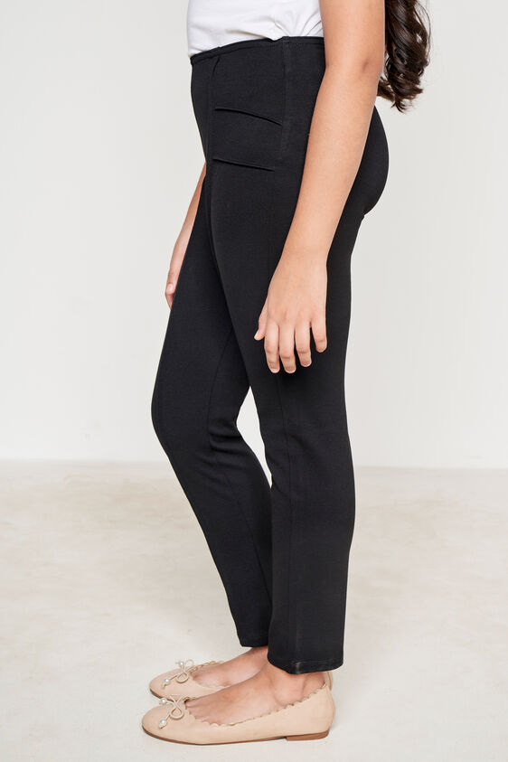 Solid Straight Bottom, Black, image 4