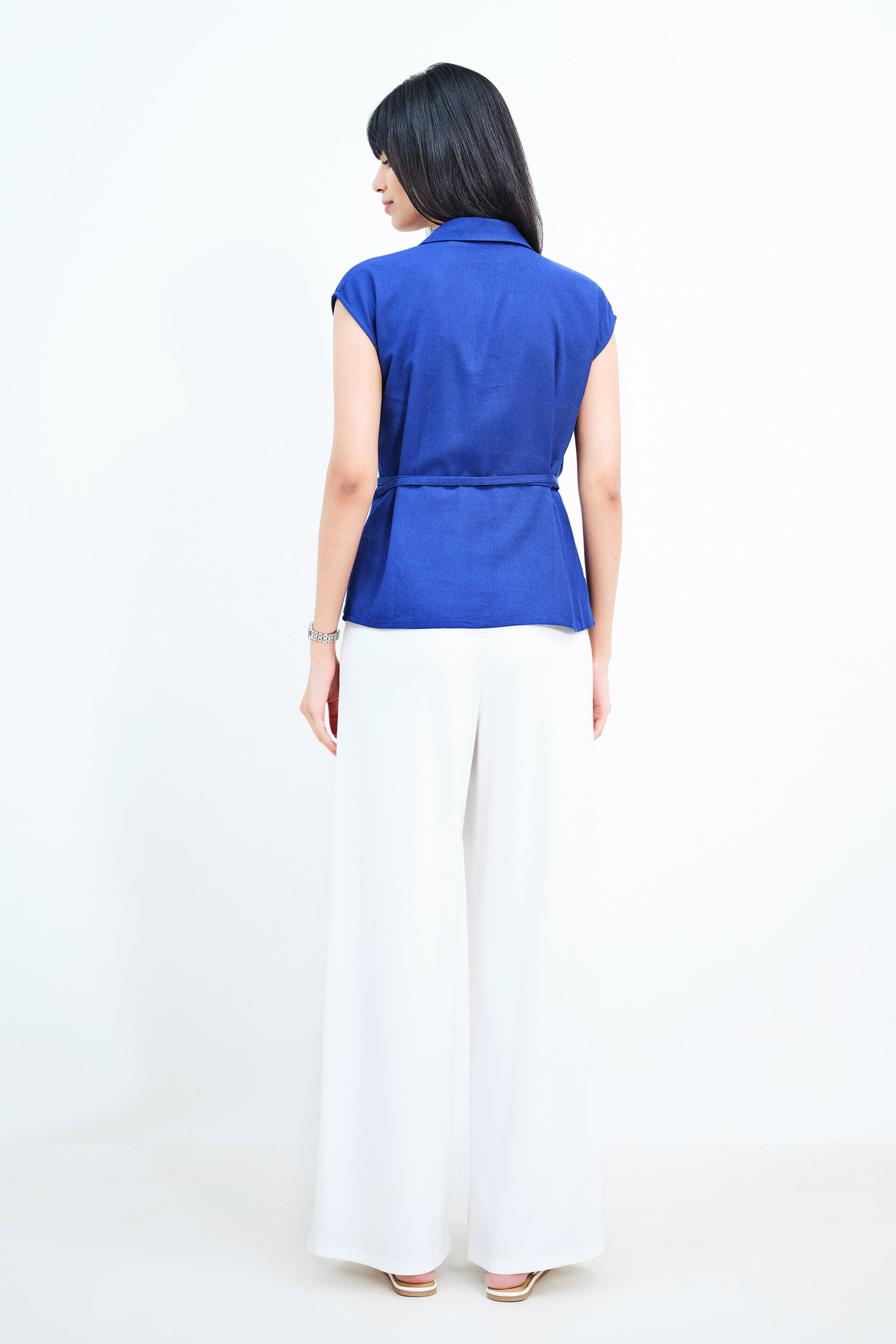 Charming Cobalt Shirt, Blue, image 5