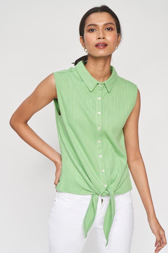3 - Green Sleeveless Shirt, image 3
