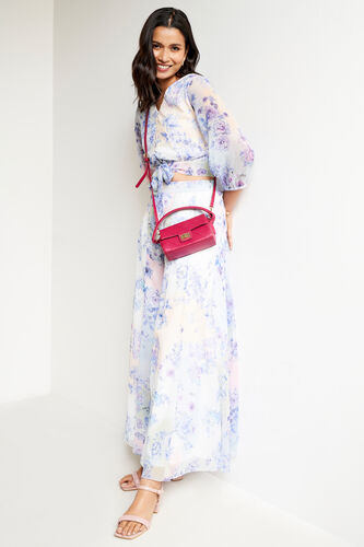 Multi Floral Crop Top-Pallazo Set, Multi Color, image 3
