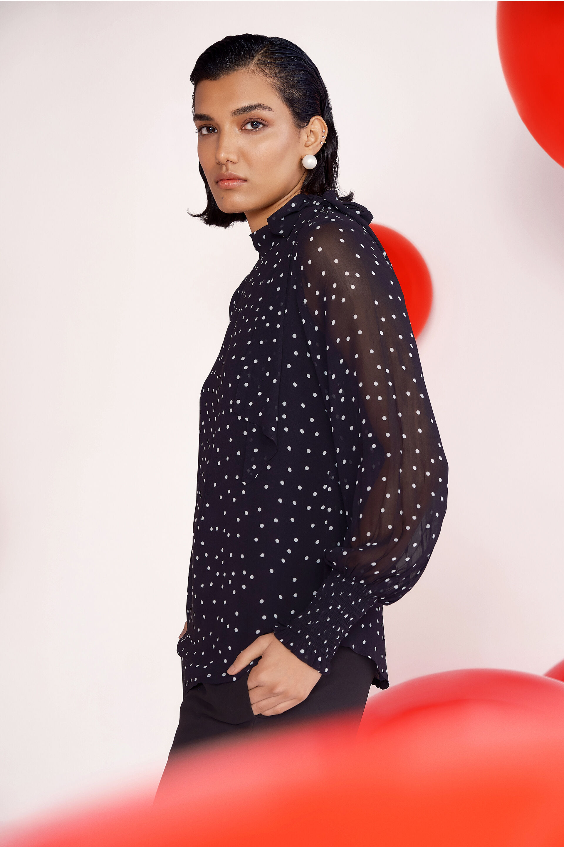 Annarose Top, Black, image 5