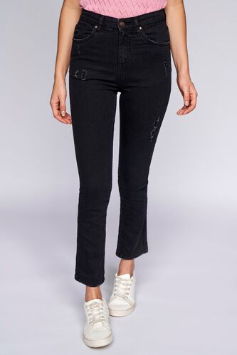 2 - Charcoal Solid Straight Bottom, image 2