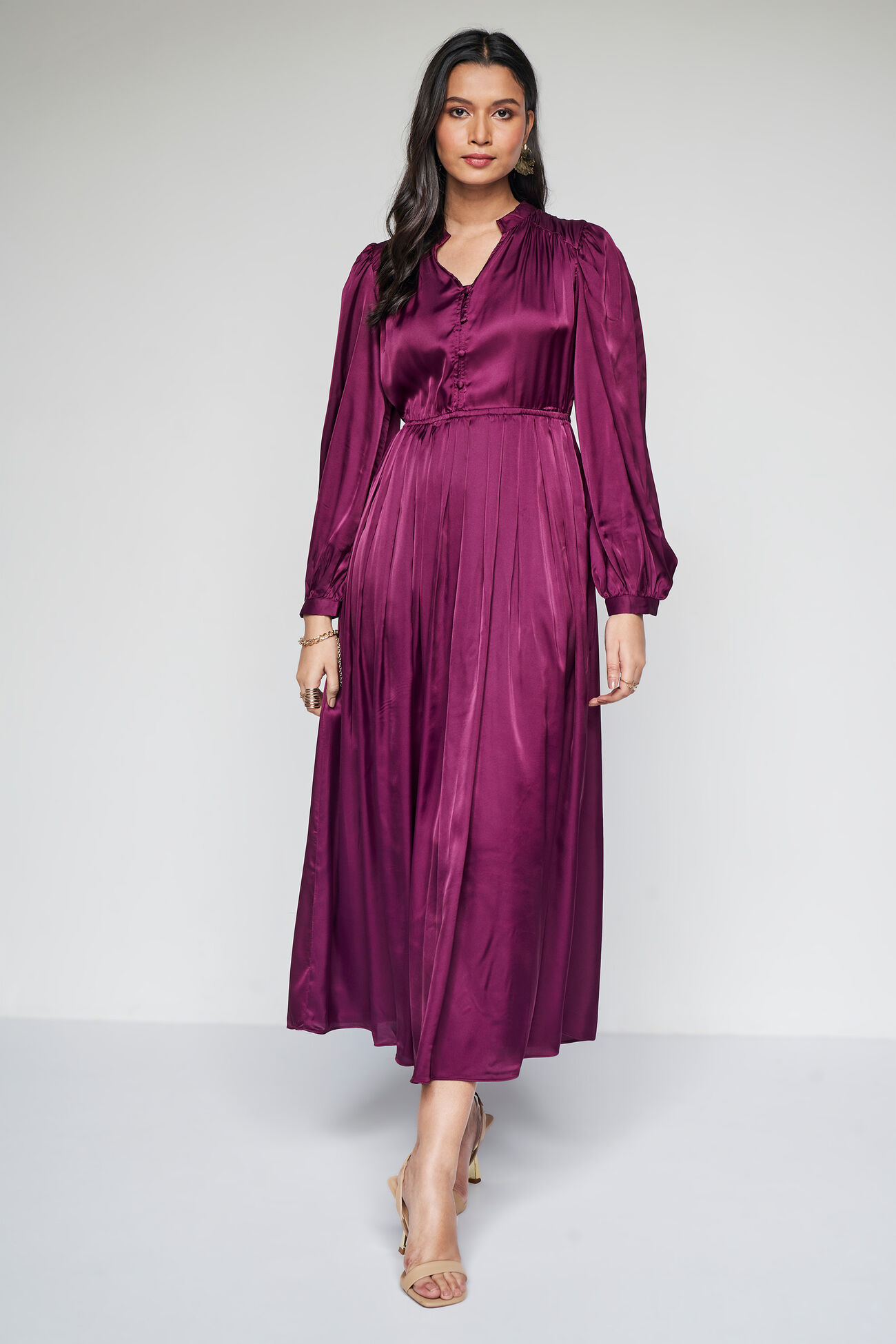 Diana Maxi Dress, Wine, image 1