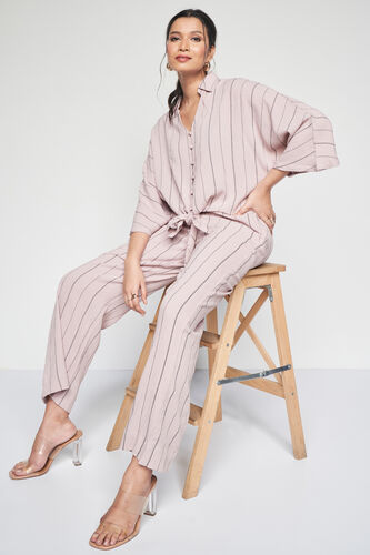 Pinstripe Pair Co-ords Set, Pink, image 1
