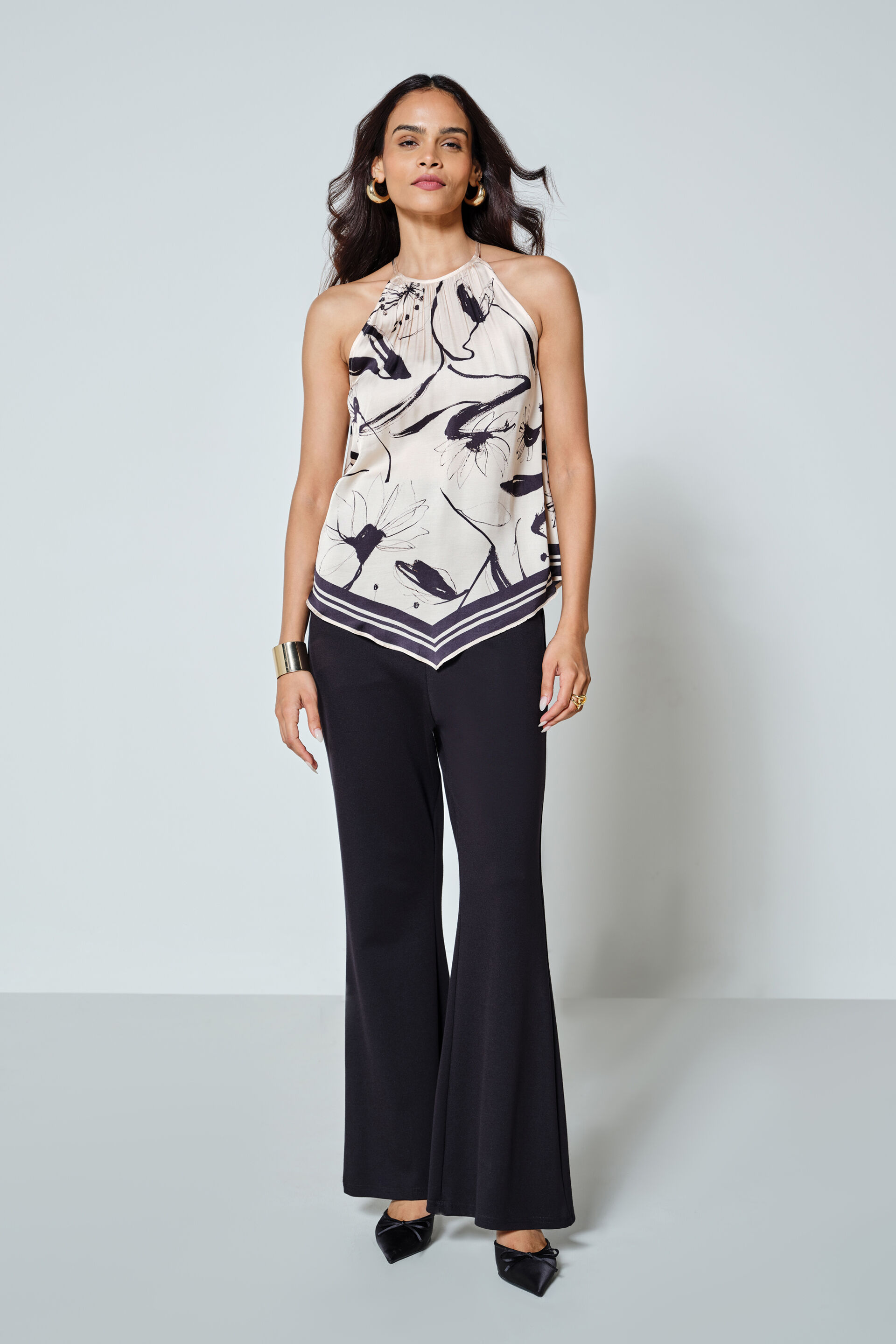 Araminta Top, Black, image 2