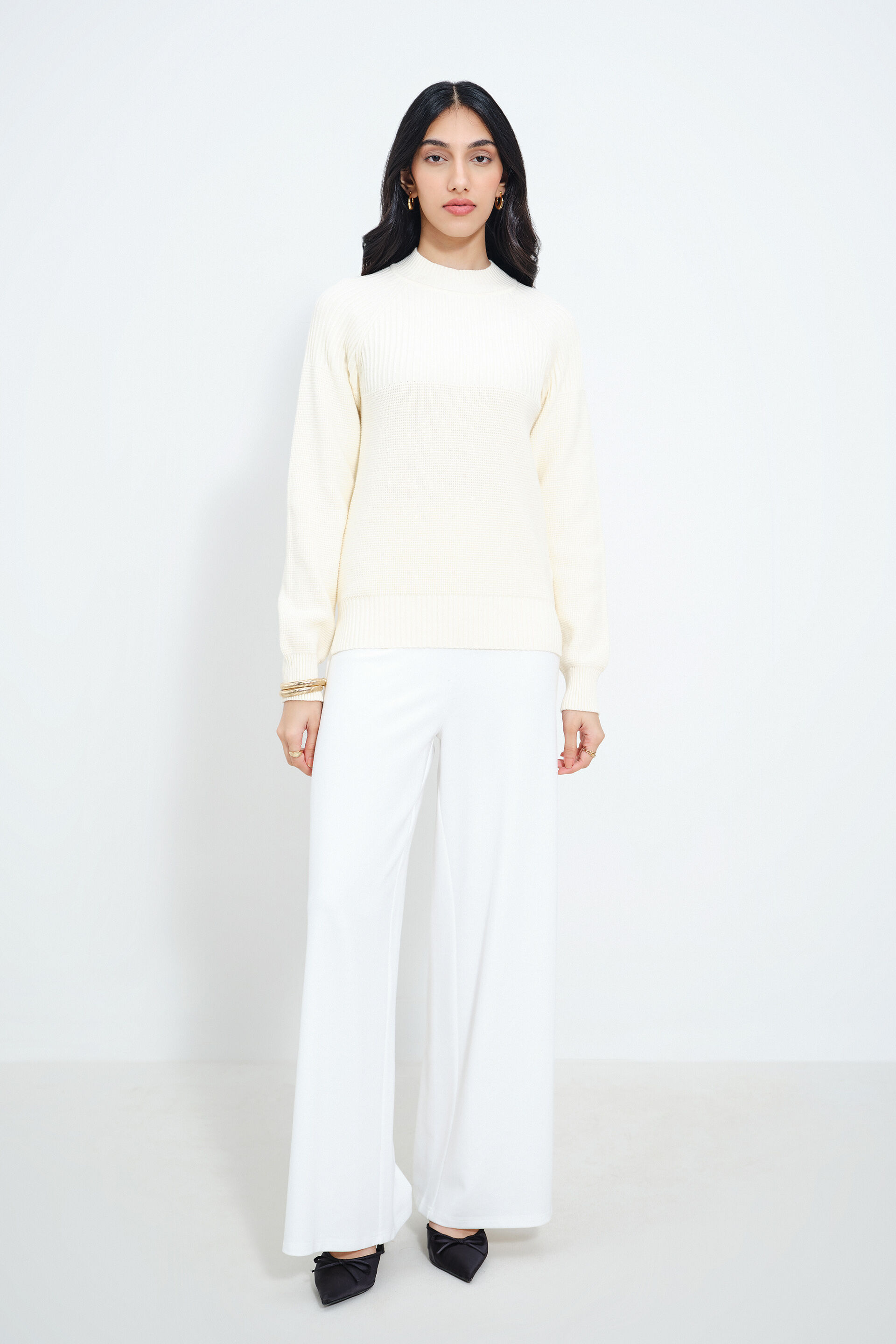 French Vanilla Sweater, Cream, image 1
