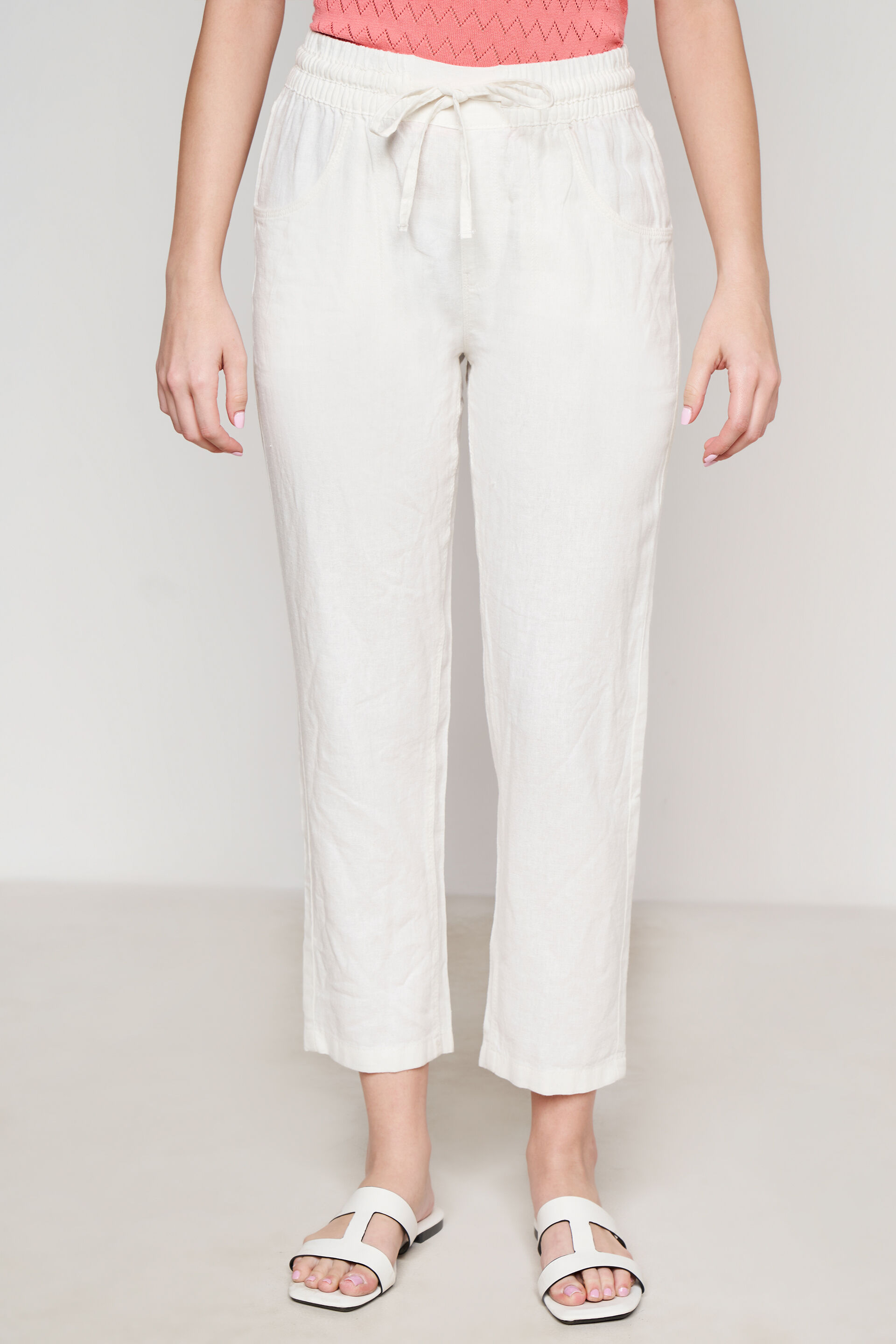 Off-White Linen Trouser