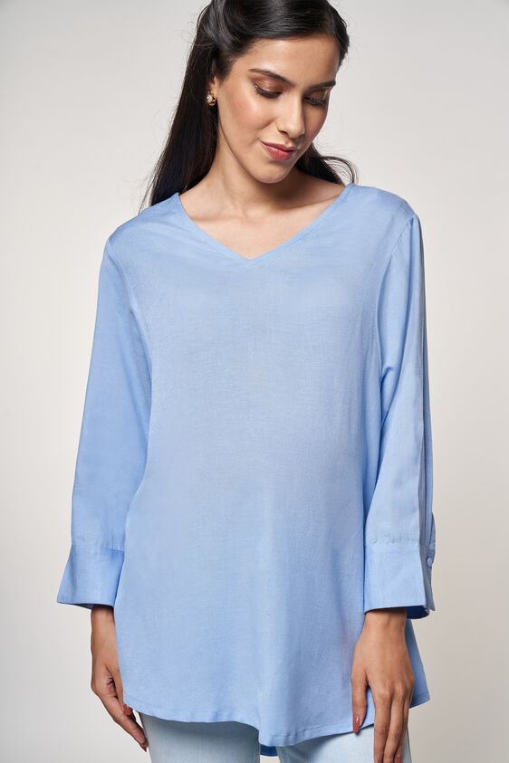 1 - Powder Blue Solid Top, image 1