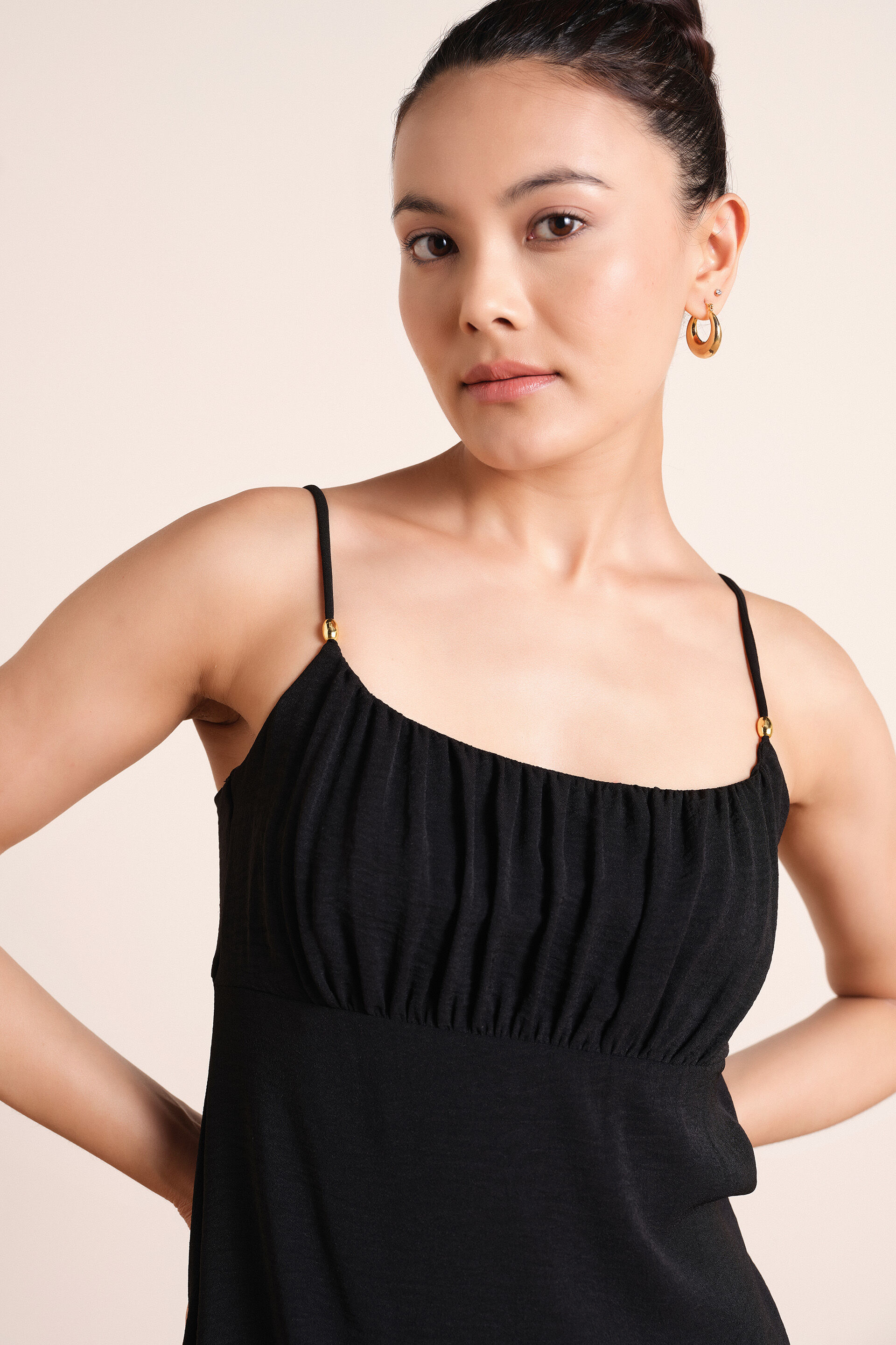 Verdelle Black Dress, Black, image 3