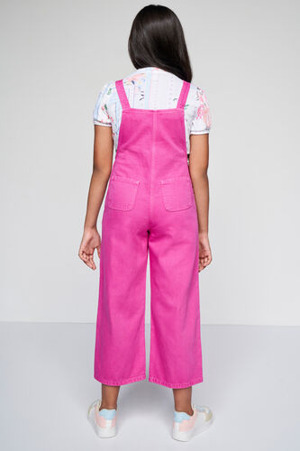 Pink Truffle Solid Dungaree, Pink, image 7