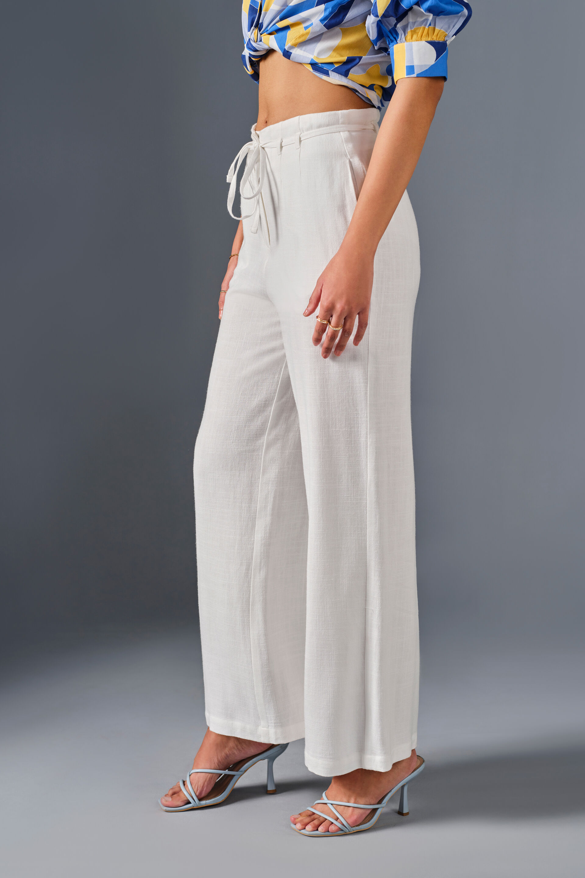 Take it Easy Trousers, White, image 4