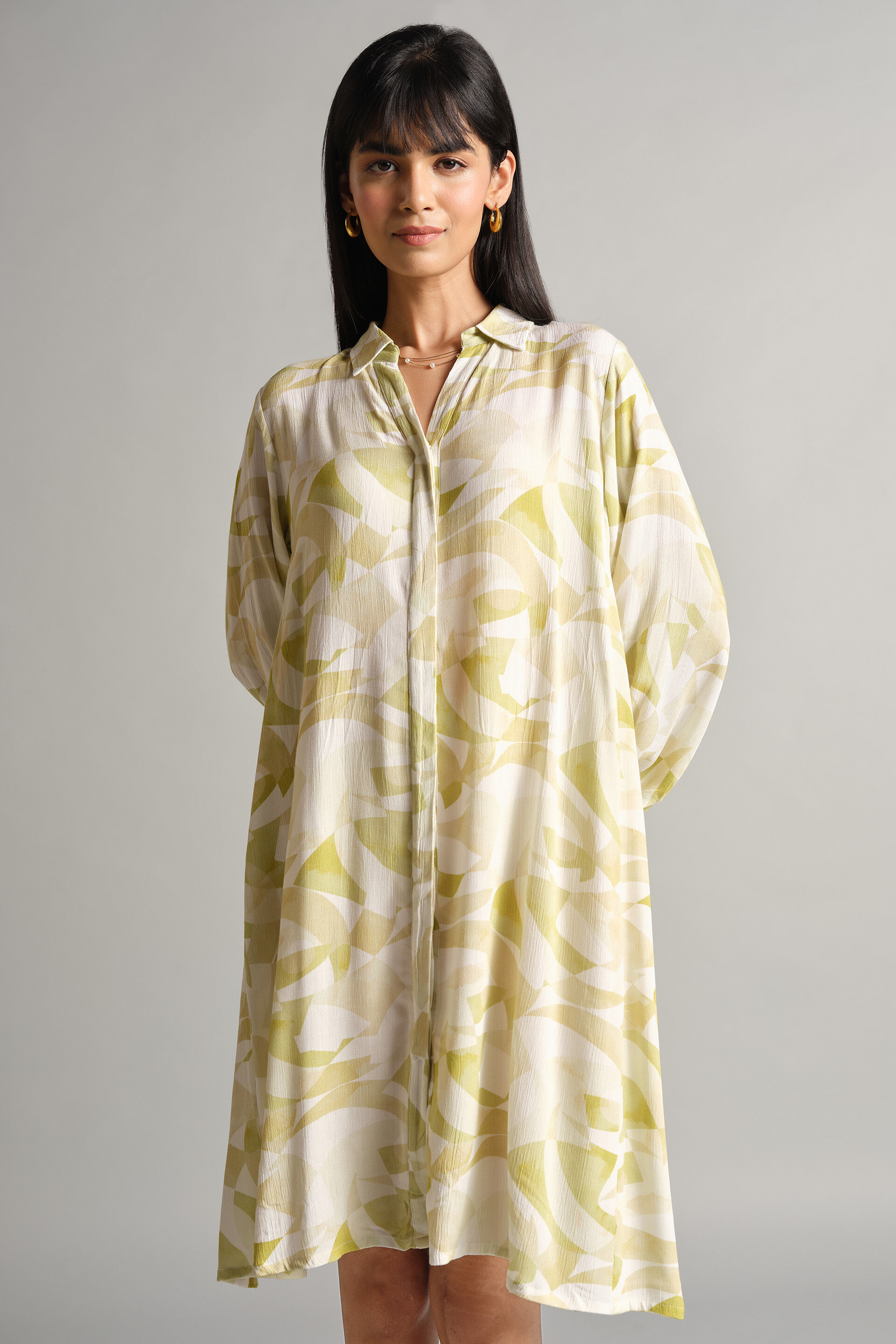 Alanis Dress, Green, image 3