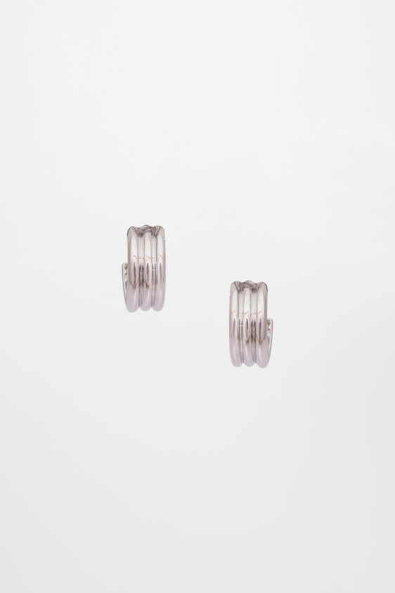 Silver Brass Earring, , image 1