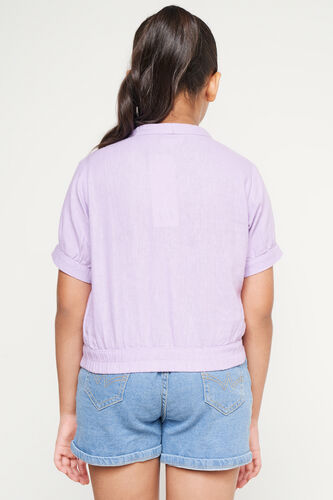 Short Sleeves Top, Lilac, image 2