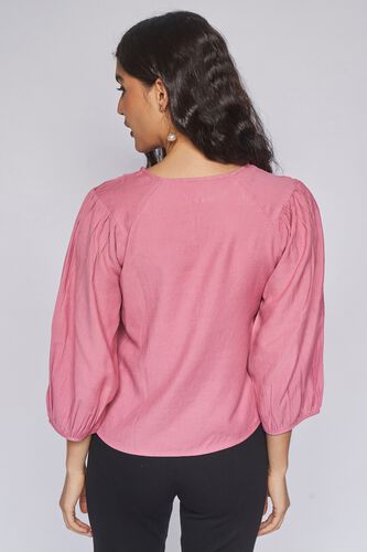 4 - Blush Solid A-Line Top, image 4