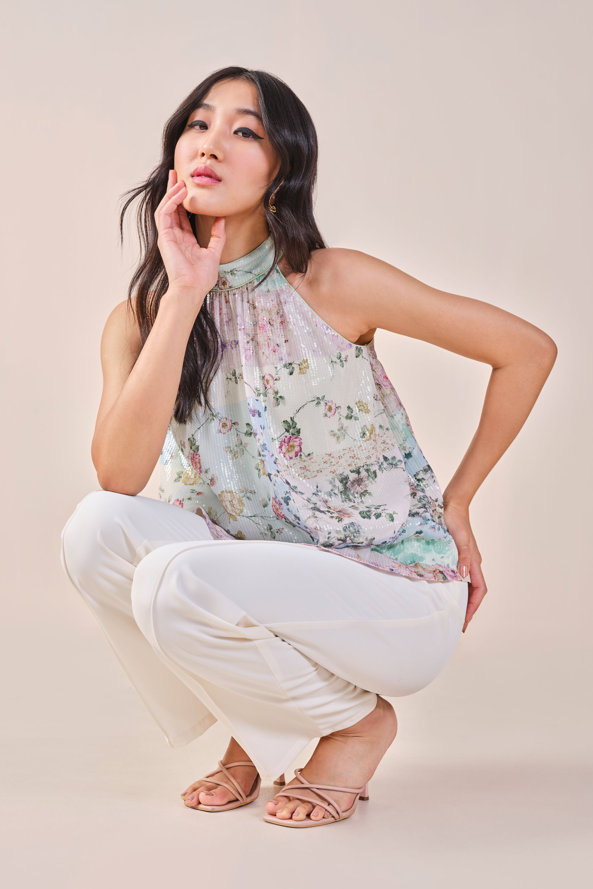 Magnolia Flared Top, Multi Color, image 7