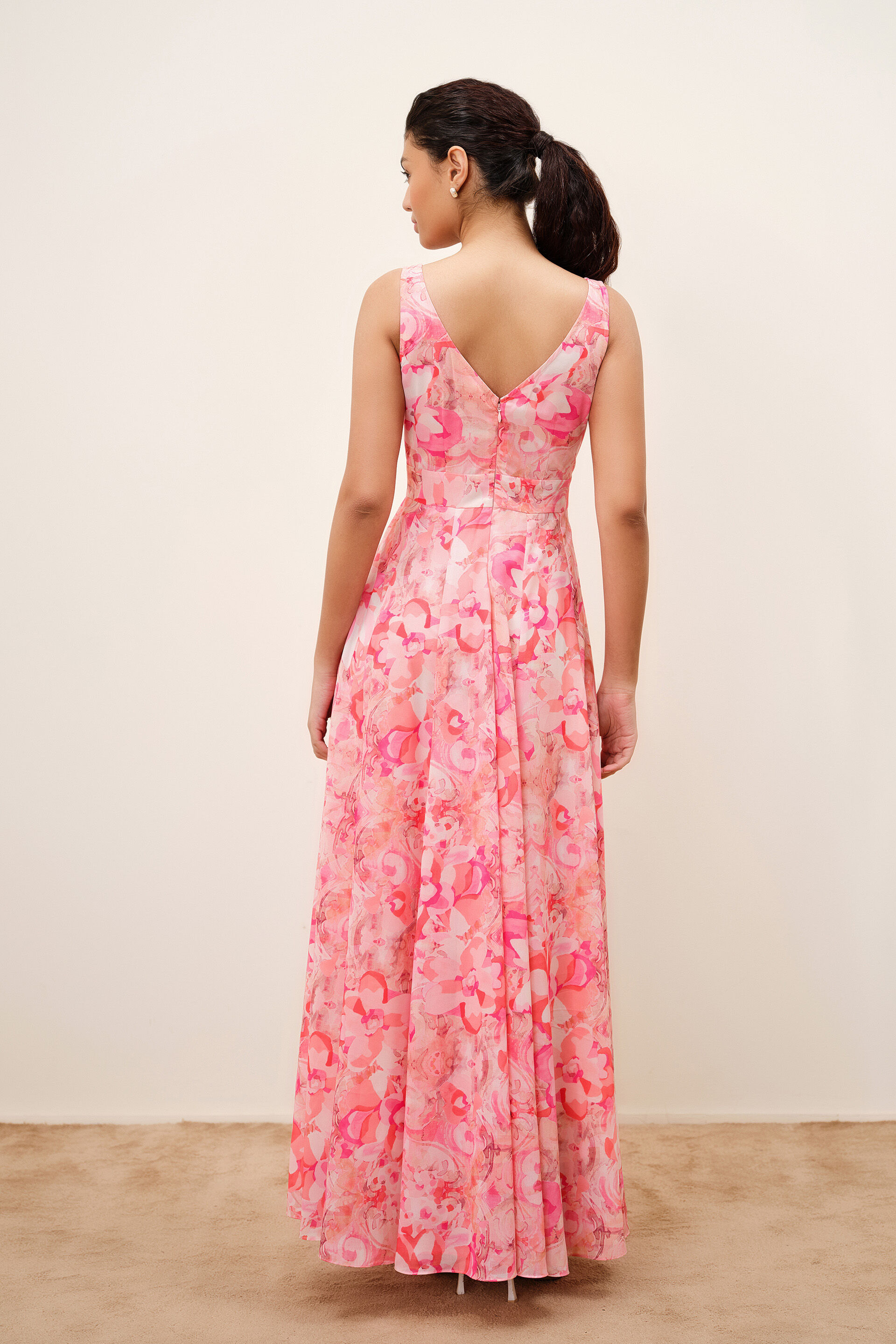 Shades of Pink Maxi Dress, Pink, image 5
