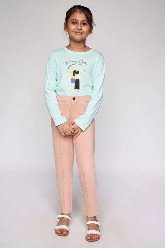 1 - Pink Solid Straight Bottom, image 1