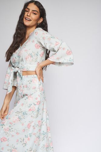 2 - Powder Blue Floral A-Line Set, image 2