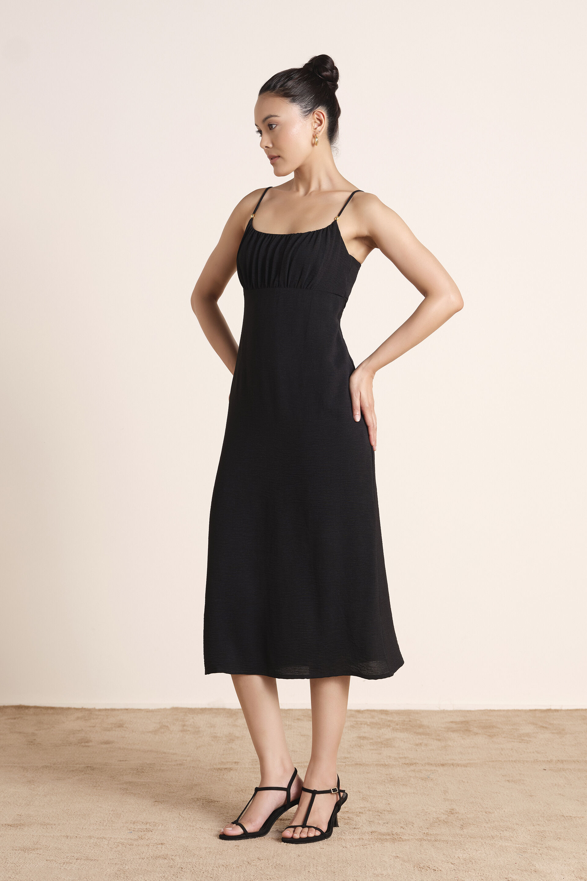 Verdelle Black Dress, Black, image 4