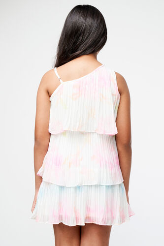 Pink and Cream Happy Hues Dress, Cream, image 3