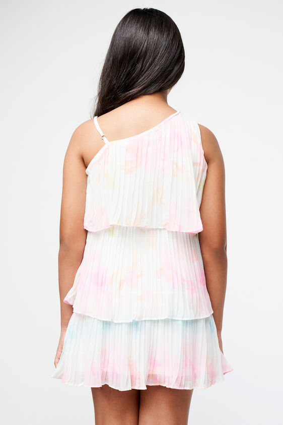 Pink and Cream Happy Hues Dress, Cream, image 3