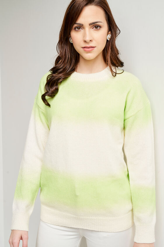 Mint Colour blocked Straight Top, Mint, image 5