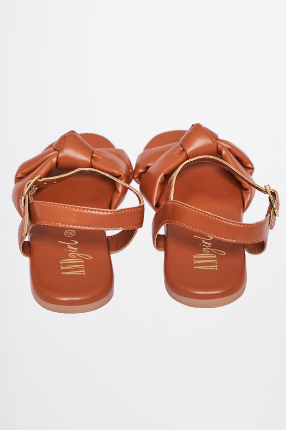 Black Contemporary Sandal, Tan, image 4