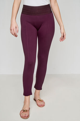 Black Regular Straight Bottom, Wine, image 2