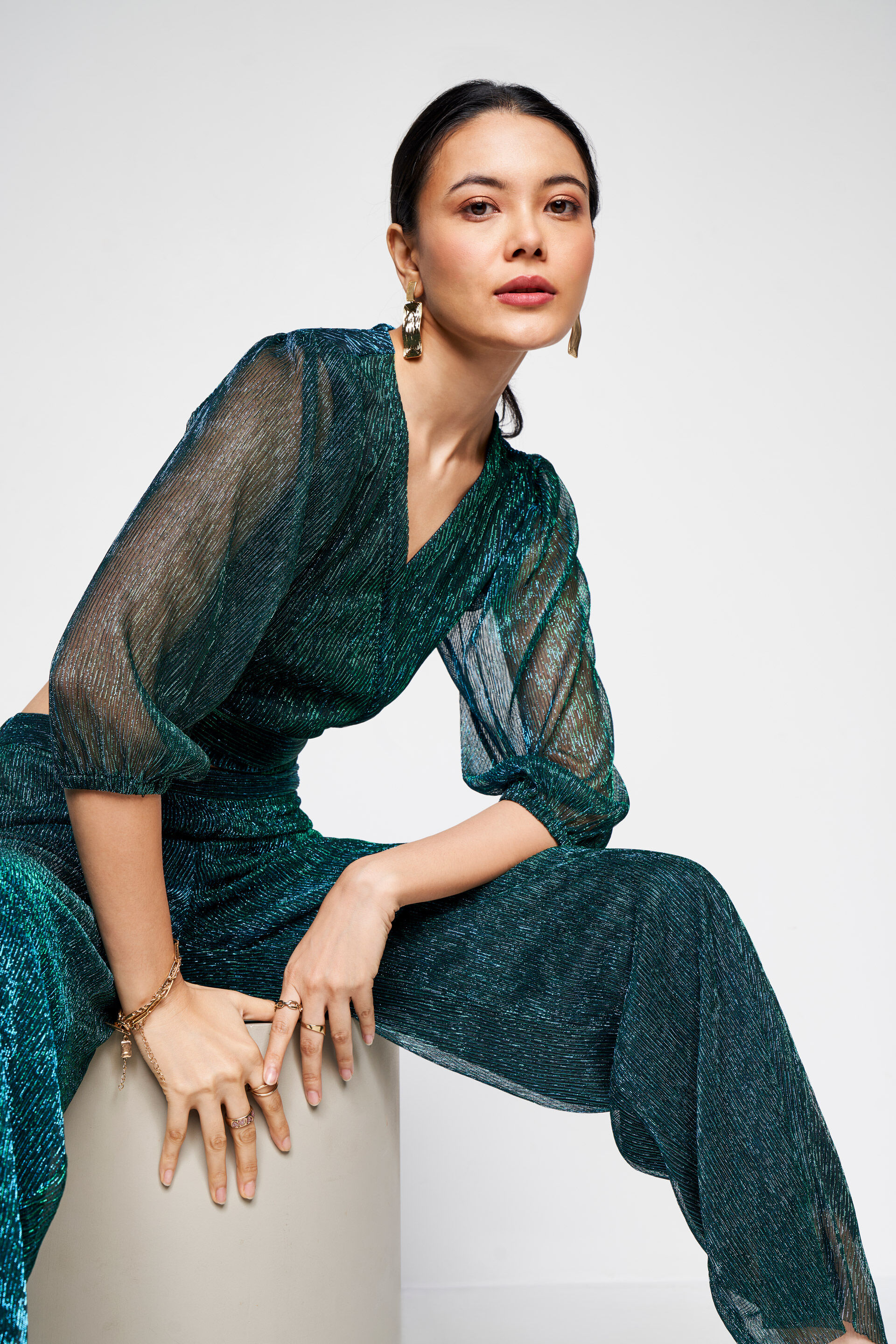 Shine Bright Coord Set, Emerald Green, image 1