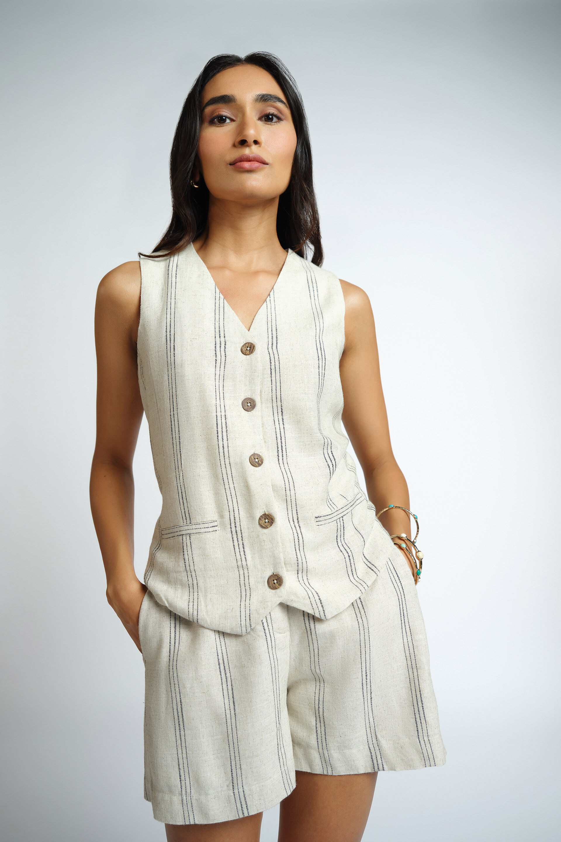 Graeme Waistcoat, Beige, image 1