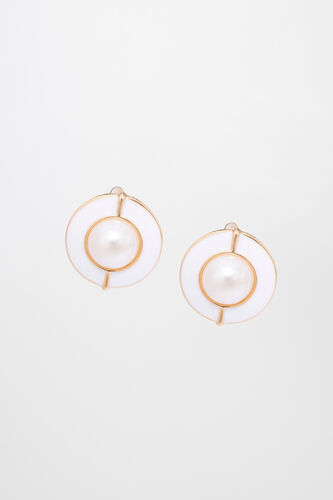 White Brass Earring, , image 1
