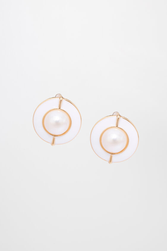 White Brass Earring, , image 1