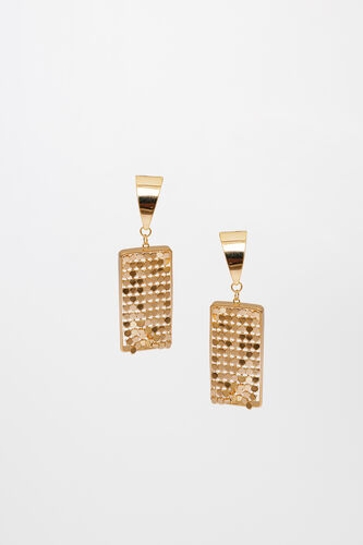 Gold Brass Earring, , image 1