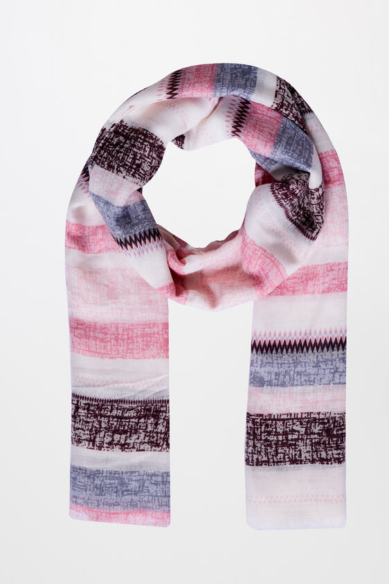 Pink Viscose Scarf, , image 1