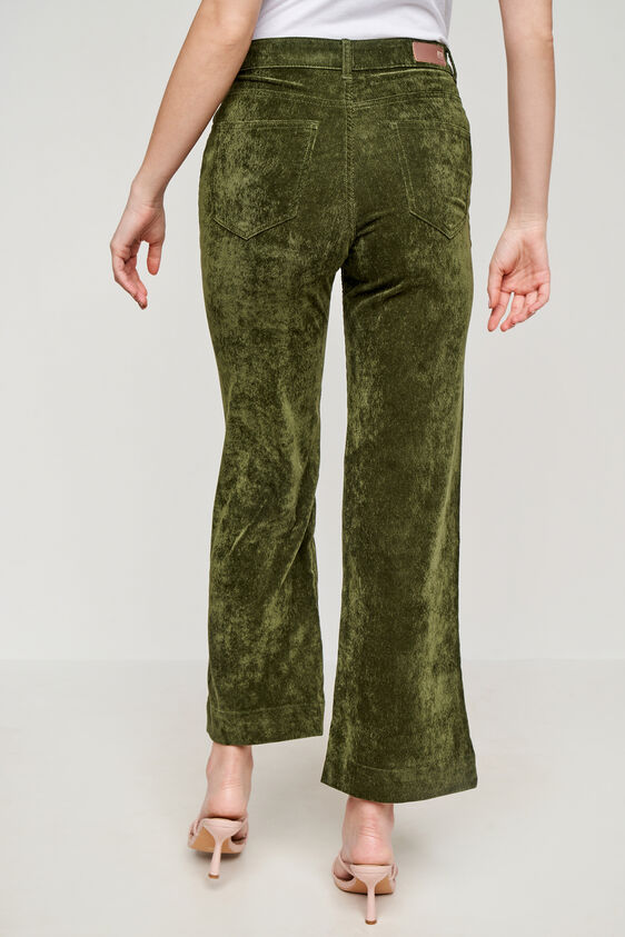 Solid Flared Bottom, Olive, image 4