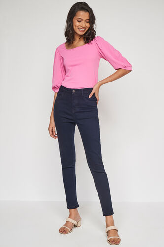 Pink Regular Length Straight Straight Top, Pink, image 2