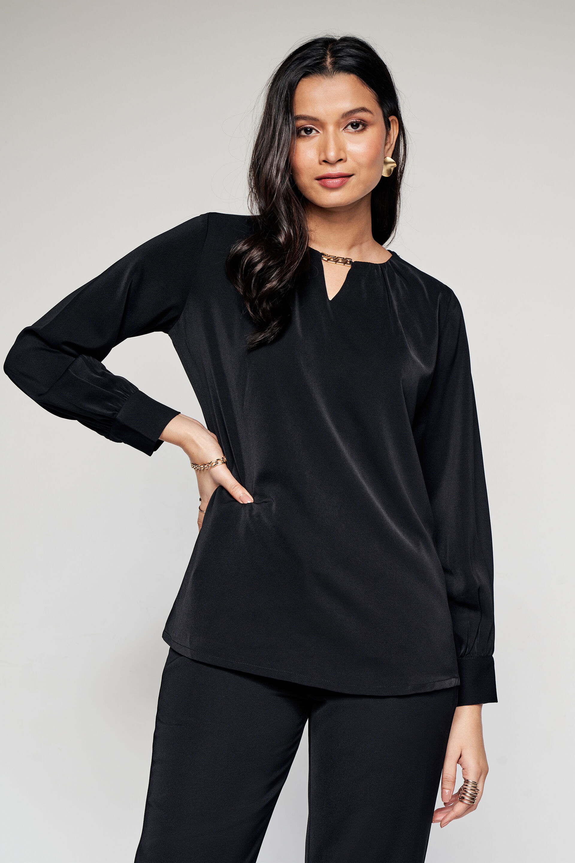 Twlight Solid Top, Black, image 3