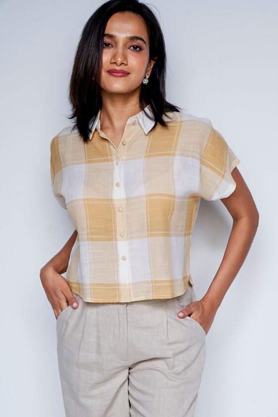 Yellow Sunny Side Top, Yellow, image 1