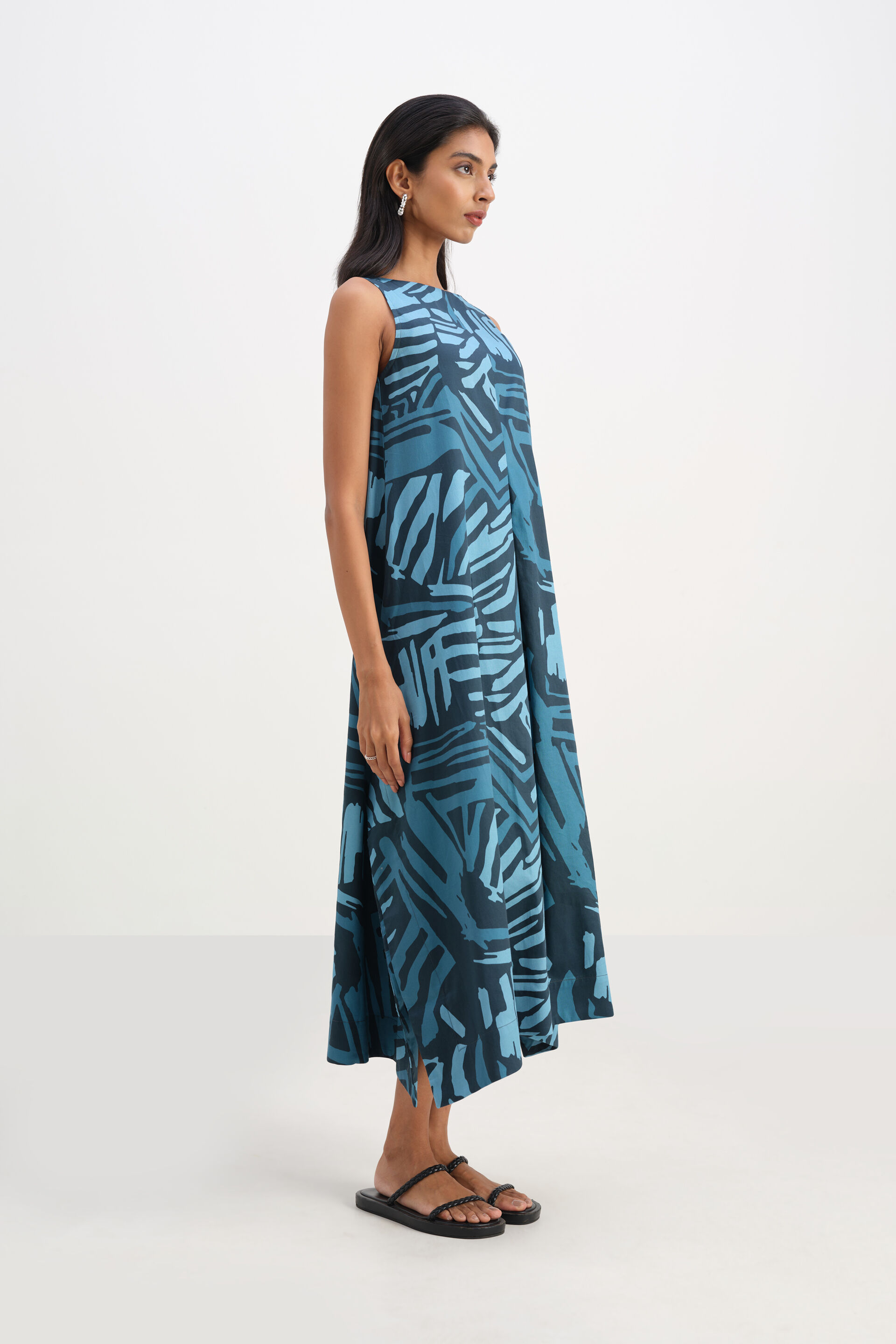 Indigo Beauty Dress, Blue, image 3